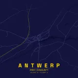 Map of Antwerp