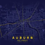Map of Auburn