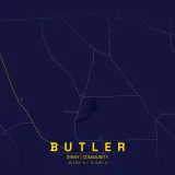 Map of Butler