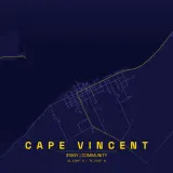 Map of Cape Vincent