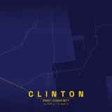 Map of Clinton