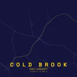 Map of Cold Brook