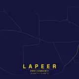 Map of Lapeer