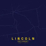 Map of Lincoln