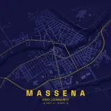 Map of Massena