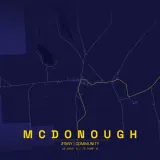 Map of McDonough