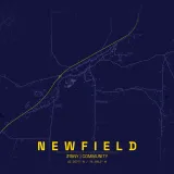 Map of Newfield