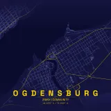 Map of Ogdensburg