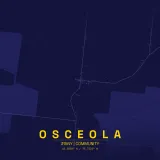 Map of Osceola