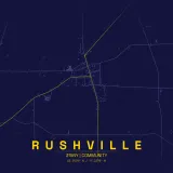 Map of Rushville