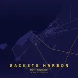 Map of Sackets Harbor