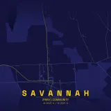 Map of Savannah