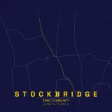 Map of Stockbridge
