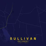 Map of Sullivan